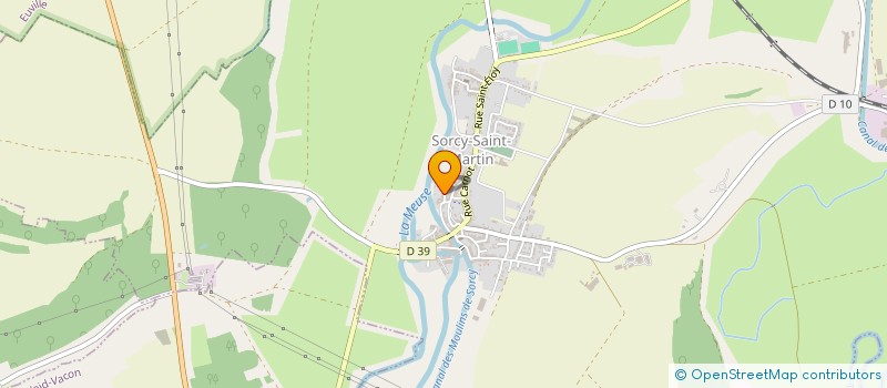 localisation de l'entreprise COMITE SOUTIEN NOTRE DAME DE RENVOI à SORCY-SAINT-MARTIN