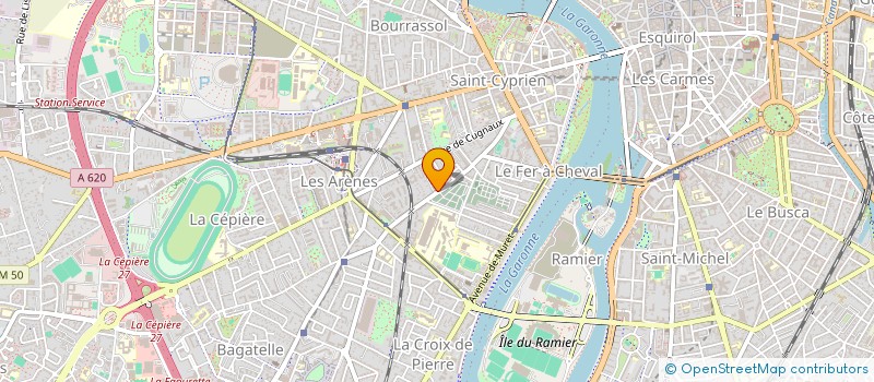 localisation de l'entreprise COMITE SPORT CULT MORING LONTAN ET REUNION à TOULOUSE