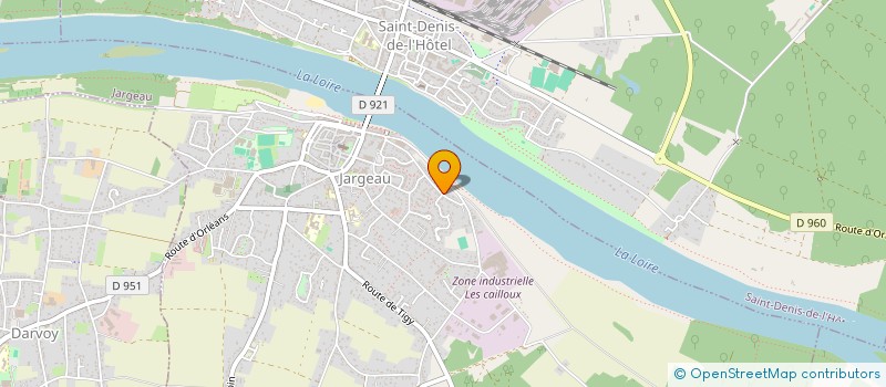 localisation de l'entreprise COMITE SPORTIF DEP DE PECHE AU COUP à JARGEAU