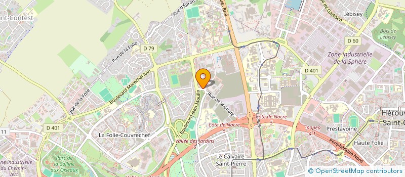 localisation de l'entreprise COMITE SPORTIF DEPT DE PECHE AU COUP 14 à CAEN