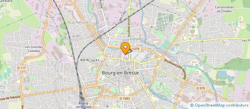 localisation de l'entreprise COMITE SPORTIF ET OLYMPIQUE DE L AIN à BOURG-EN-BRESSE