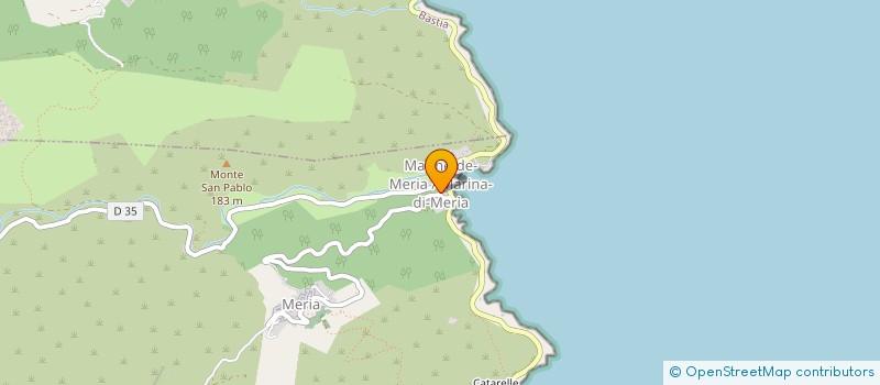 localisation de l'entreprise COMITE SPORTS ET LOISIRS FOYER RURAL DES JEUNES ET D'EDUCATION POPULAIRE  MERIA