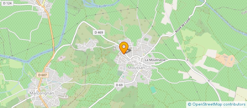 localisation de l'entreprise COMITE ST LAURENT  MOUSSAN