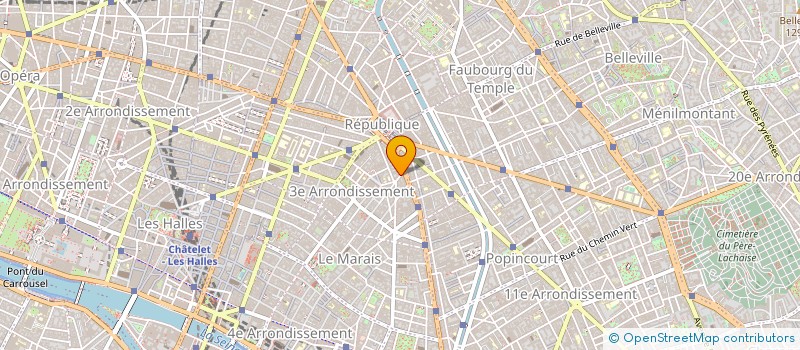 localisation de l'entreprise COMITE SYNDICAL PAPIER CARTON REG PARIS à PARIS
