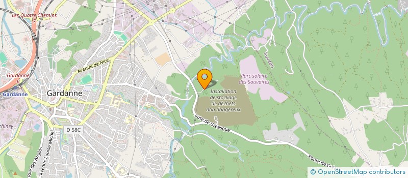 localisation de l'entreprise COMITE TERRE ANIMAUX PROTECTION à GARDANNE