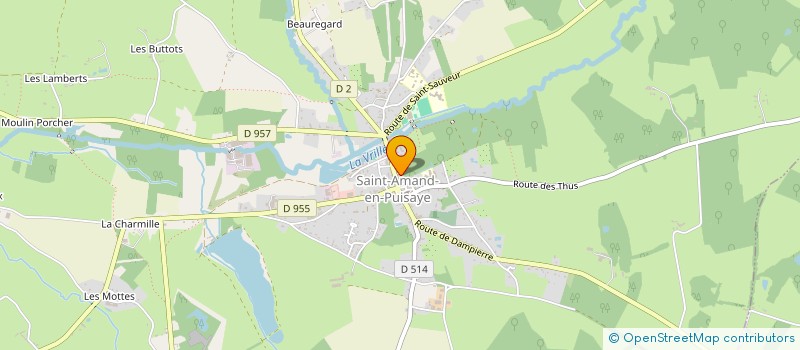 localisation de l'entreprise COMITE TERRITOIRE LOIRE PUISAYE à DAMPIERRE-SOUS-BOUHY