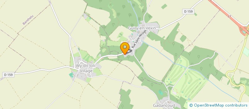 localisation de l'entreprise COMITE TERRITORIAL DU VAL D' OISE DE LA MONTAGNE ET DE L'ESCALADE à L'ISLE-ADAM