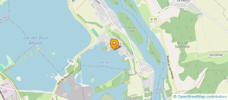 localisation de l'entreprise COMITE TERRITORIAL EURE DE LA MONTAGNE ET DE L'ESCALADE  POSES