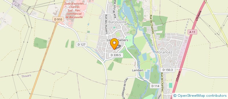 localisation de l'entreprise COMITE TERRITORIAL EURE-ET-LOIRE DE LA MONTAGNE ET DE L'ESCALADE à BARJOUVILLE