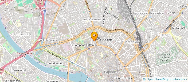 localisation de l'entreprise COMITE TOULOUSAIN AMITIES NORD AFRICAINE à TOULOUSE