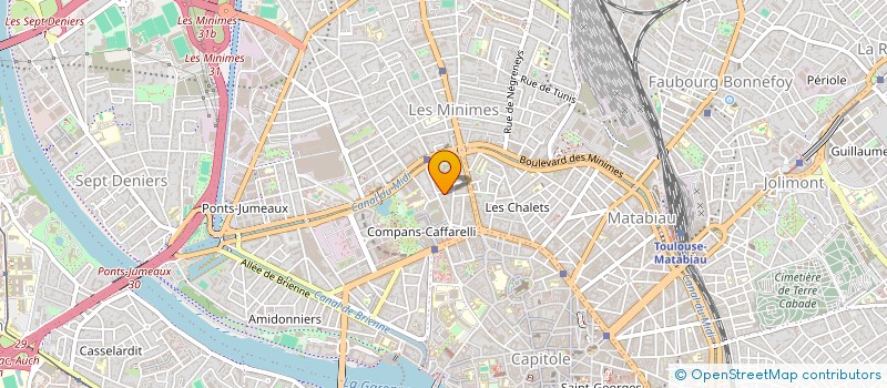 localisation de l'entreprise COMITE TOULOUSAIN DU MOUVEMENT CONTRE LE RACISME ET POUR L'AMITIE ENTRE LES PEUPLES à TOULOUSE