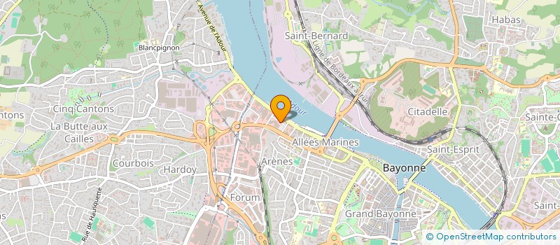 localisation de l'entreprise COMITE TOURISME DU PAYS BASQUE  BAYONNE