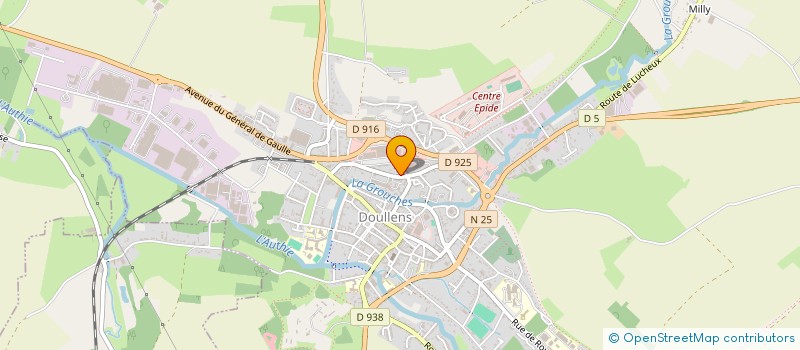 localisation de l'entreprise COMITE USEP DE LA CIRCONSCRIPTION DE DOULLENS à DOULLENS