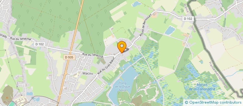 localisation de l'entreprise COMITE USEP DE VALENCIENNES CONDE  CONDE-SUR-L'ESCAUT