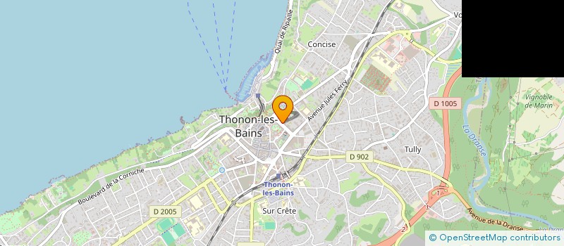 localisation de l'entreprise COMITE USEP DU SECTEUR DU CHABLAIS à THONON-LES-BAINS