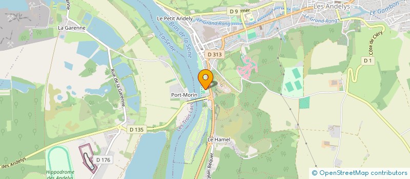 localisation de l'entreprise COMITE VACANCES VOYAGES LOISIRS DES ANDELYS à LES ANDELYS