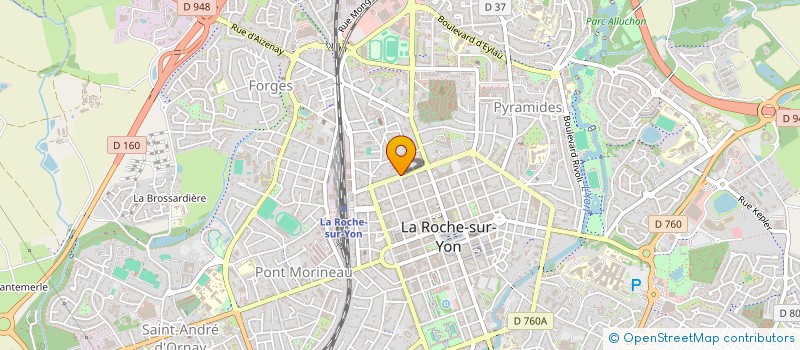 localisation de l'entreprise COMITE VENDEEN MALADIES RESPIRATOIRES à LA ROCHE-SUR-YON