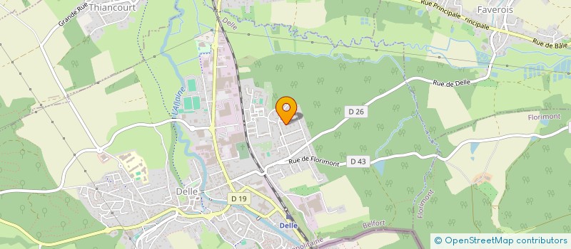 localisation de l'entreprise COMITE VERITE ET JUSTICE à DELLE