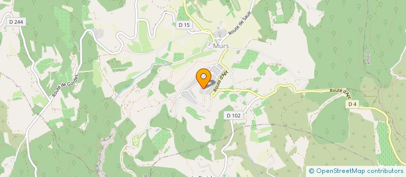 localisation de l'entreprise COMITE VIGNERONS DES COTES DU VENTOUX  GORDES