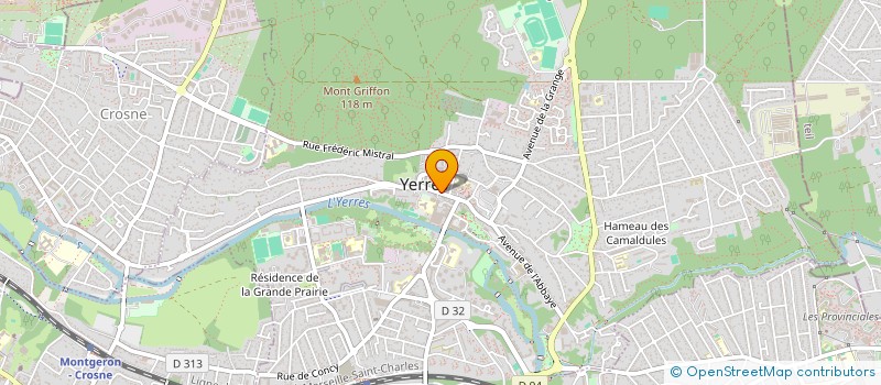 localisation de l'entreprise COMITE YERROIS A LA MEMOIRE DU GENERAL DE GAULLE à YERRES