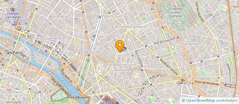 localisation de l'entreprise COMITES CODINF  PARIS