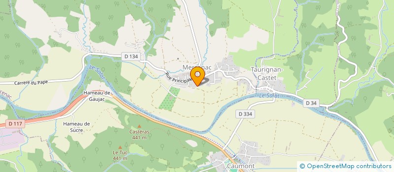 localisation de l'entreprise COMITES DES FETES à MERCENAC