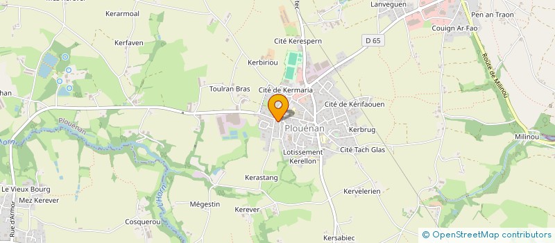 localisation de l'entreprise COMITES DES FETES DE PLOUENAN  PLOUENAN