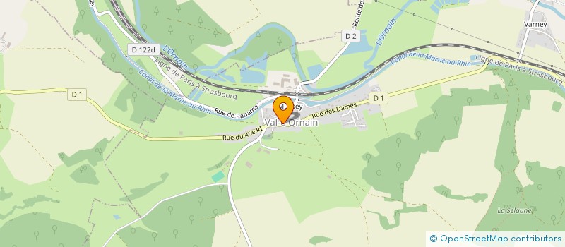 localisation de l'entreprise COMITES DES FETES DE VAL D'ORNAIN à VAL-D'ORNAIN