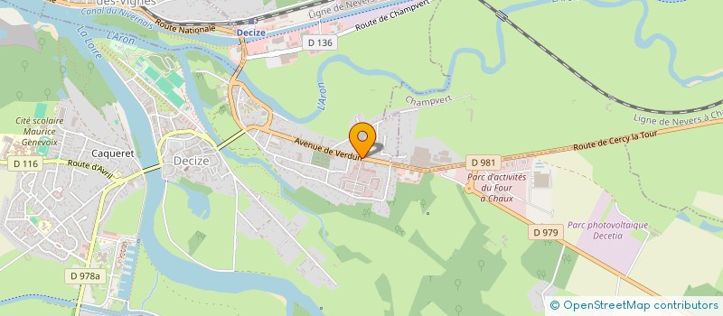 localisation de l'entreprise COMITES DES FETES EGM 43/7  DECIZE