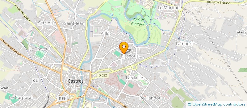 localisation de l'entreprise COMITES INTERPROF DU LOGEMENT ASSOCIES à CASTRES