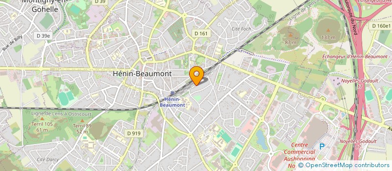 localisation de l'entreprise COMITRANS62 à HENIN-BEAUMONT