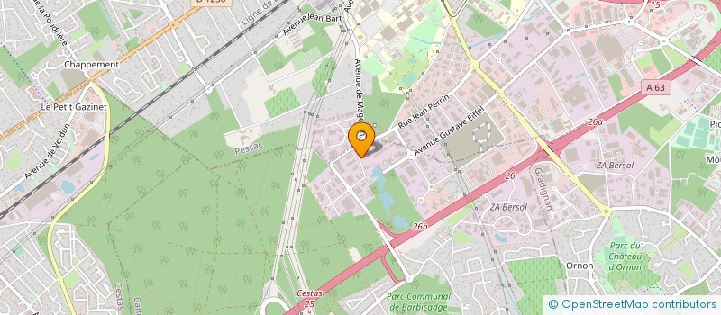 localisation de l'entreprise COMITRONIC BTI à CANEJAN