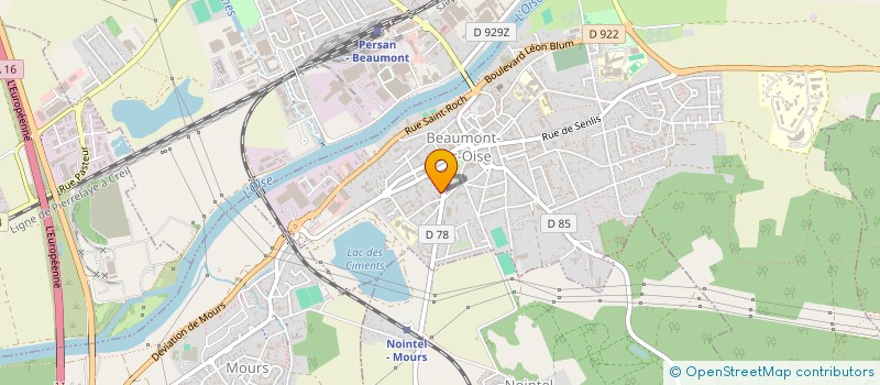 localisation de l'entreprise COMKRO  BEAUMONT SUR OISE