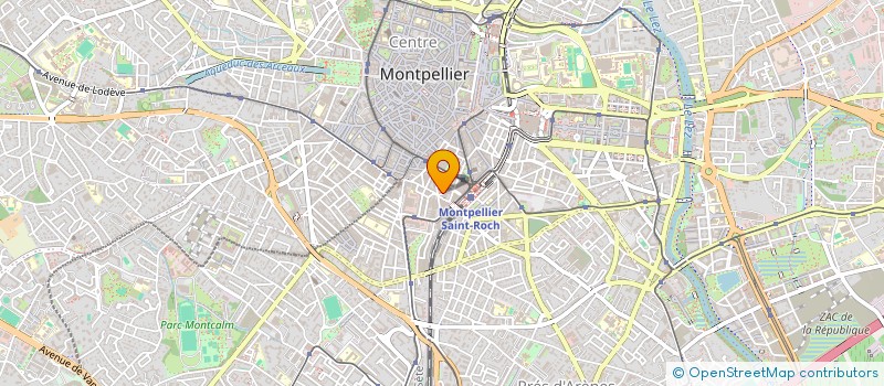 localisation de l'entreprise COMLAN NATUROPATHE à MONTPELLIER