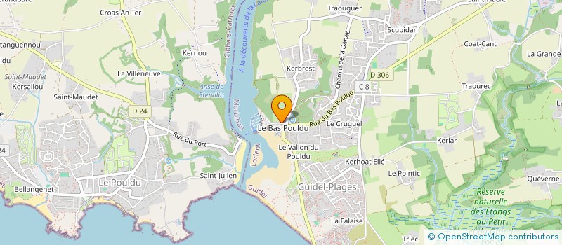 localisation de l'entreprise COMM  GUIDEL