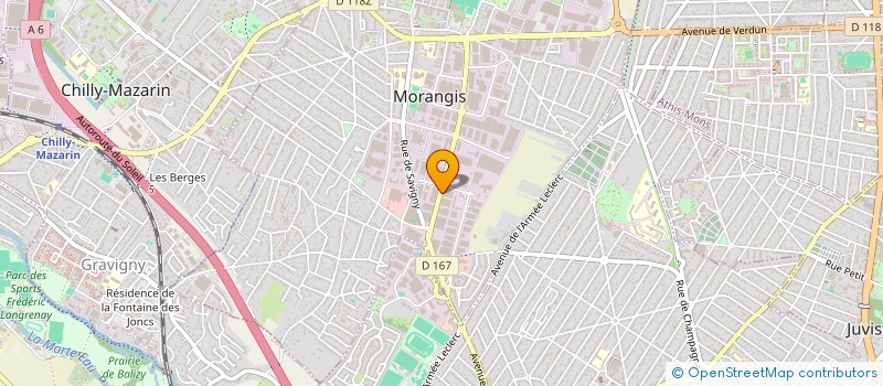 localisation de l'entreprise COMM' AND THE GANG  MORANGIS