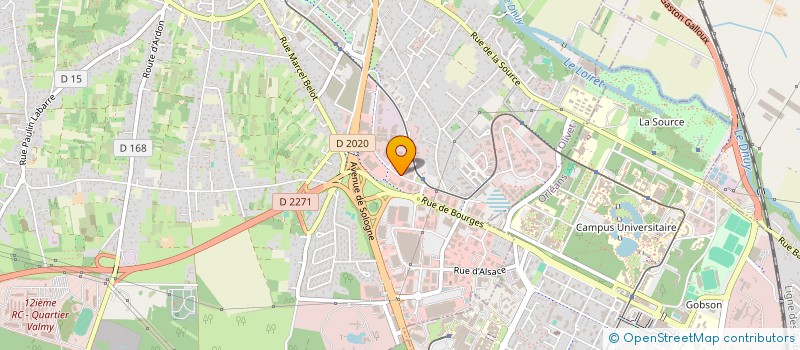 localisation de l'entreprise COMM'ARCHIT à OLIVET