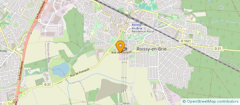 localisation de l'entreprise COMM - CAP VITAL 77 à ROISSY-EN-BRIE