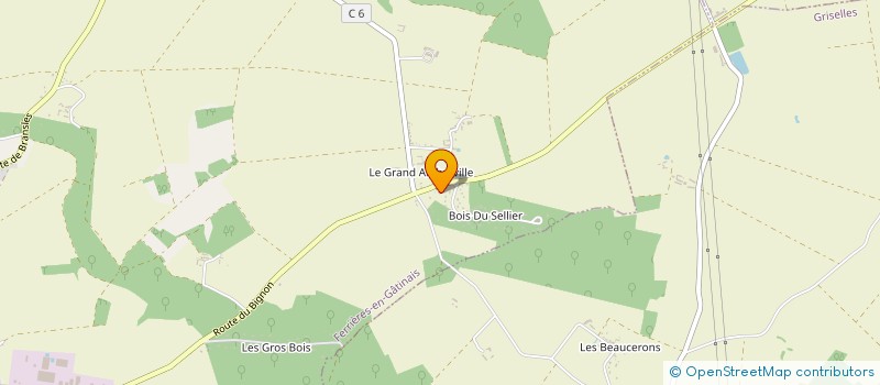 localisation de l'entreprise COMM'CINELLE à FERRIERES-EN-GATINAIS