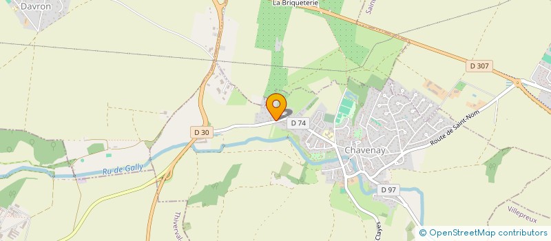 localisation de l'entreprise COMM'CITE à CHAVENAY