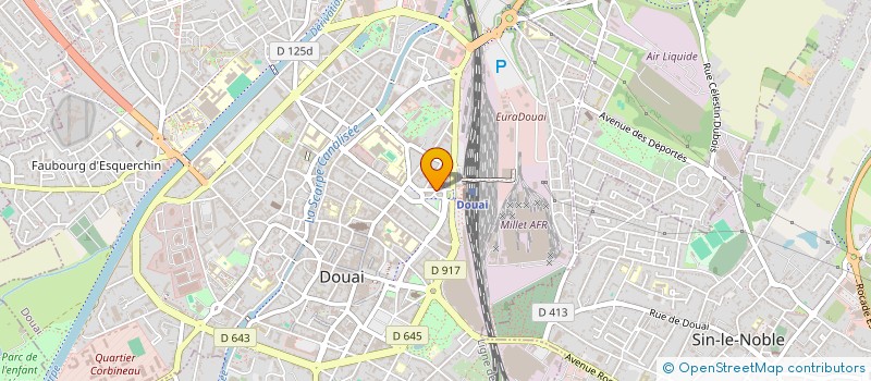 localisation de l'entreprise COMM LIBRE PHILANT DU 4 SEPT  DOUAI