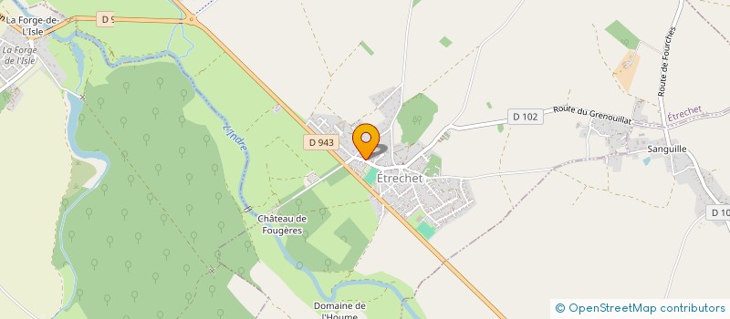 localisation de l'entreprise COMM'N'CO à ETRECHET