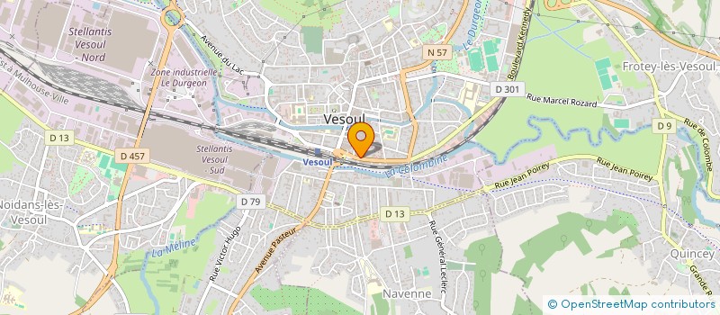 localisation de l'entreprise COMM PARITAIRE LOCALE PHARMACEUTIQUE à VESOUL
