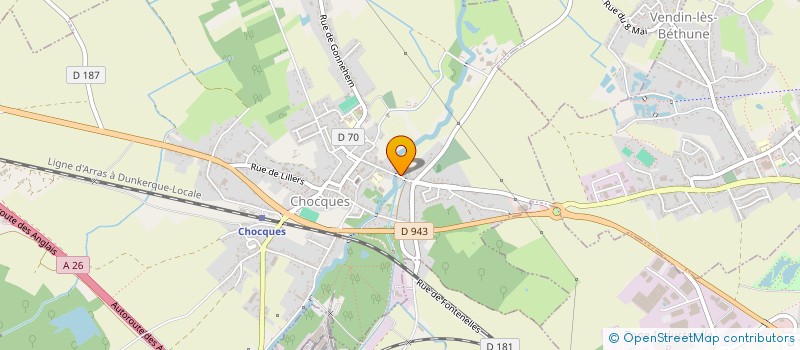 localisation de l'entreprise COMM'POUSS  CHOCQUES