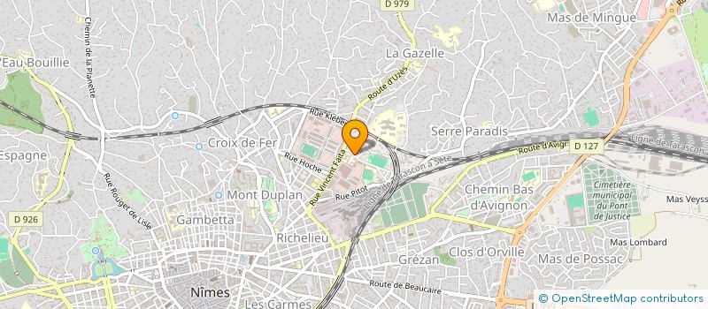 localisation de l'entreprise COMM SOEURS FRANCISCAINES à NIMES