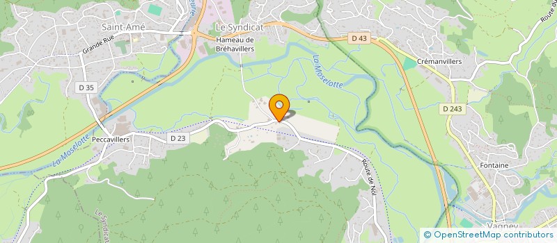 localisation de l'entreprise COMM SYND GESTION BIENS INDIVIS  LE SYNDICAT