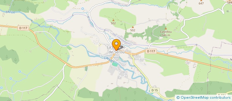 localisation de l'entreprise COMM SYND GESTION BIENS INDIVIS COM à MONTAGAGNE