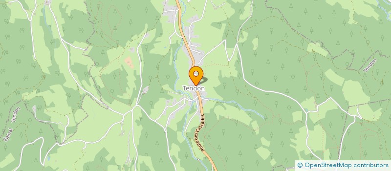 localisation de l'entreprise COMM SYND GESTION BIENS INDIVIS COM...  TENDON