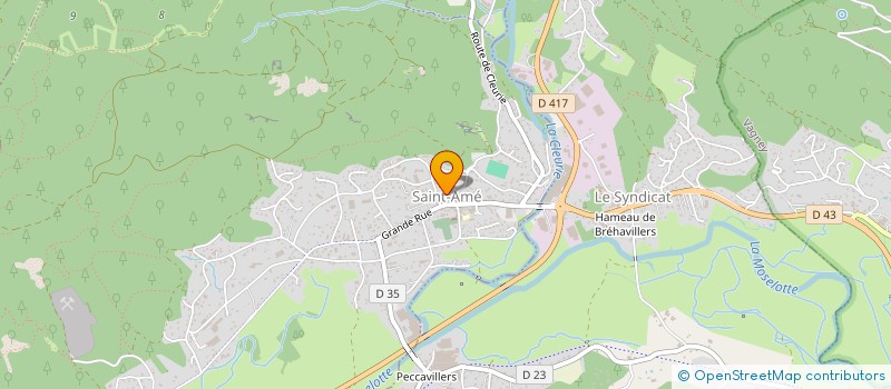 localisation de l'entreprise COMM SYND GESTION BIENS INDIVIS COM...  SAINT-AME