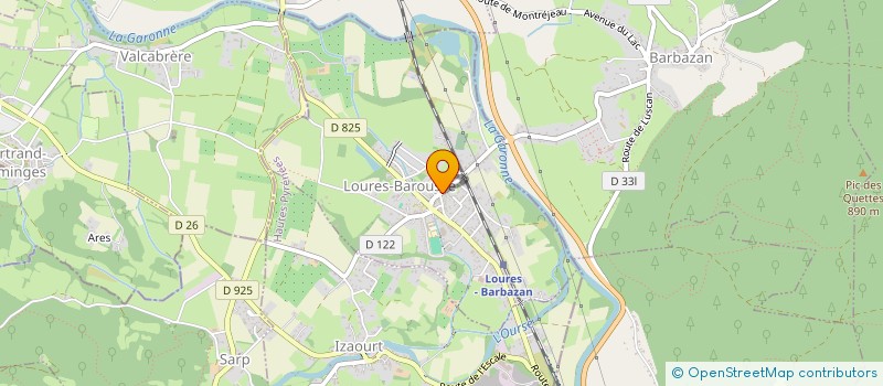 localisation de l'entreprise COMM SYND PASTO VALLEE DE LA BAROUSSE  MAULEON-BAROUSSE